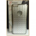 EMAAN - Luxury Diamond Crystal Rhinestone Bling Hard Case Cover For Apple iPhone 6 Plus 5.5" - SILVER COLOR - CHECKS PATTERN